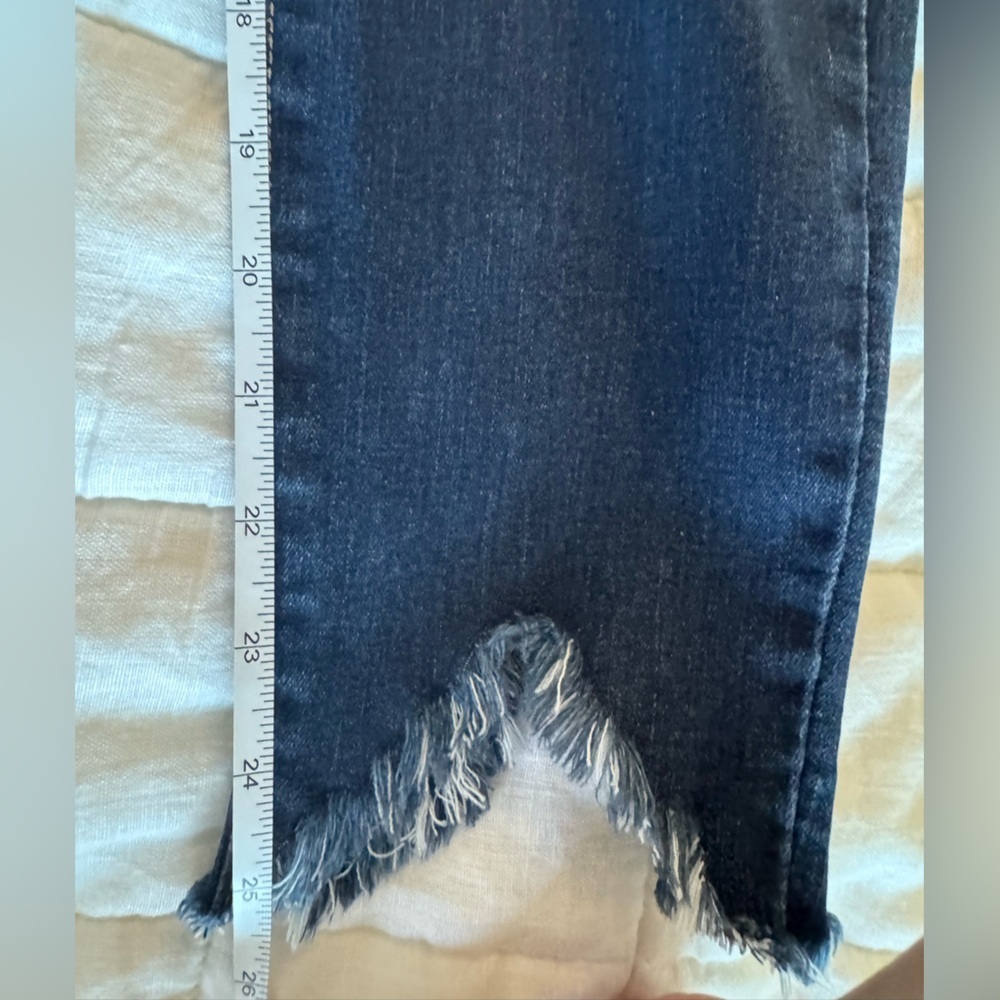 LTJ Letter to Juliet l Amore High Rise Skinny Raw Frayed Hem Jeans l 29 - Picture 9 of 9